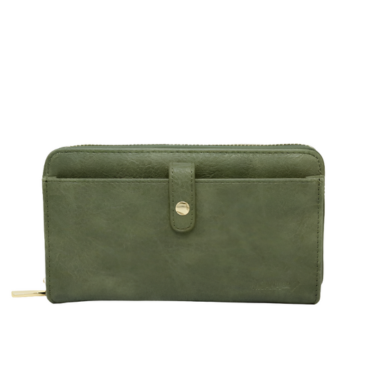 Moana Road Fitzroy Wallet - Green | Avisons