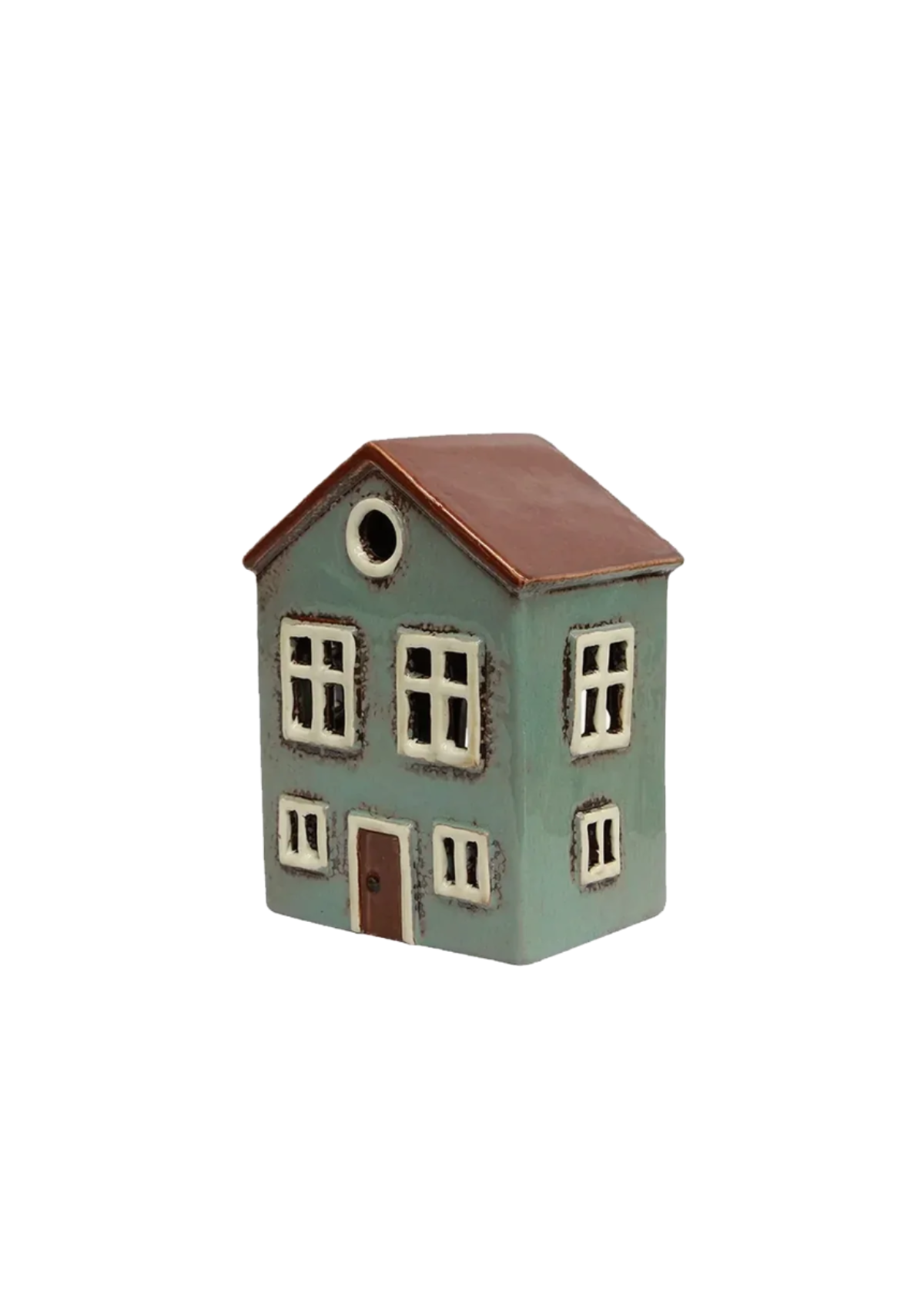 Alsace Tea Light House  - Light Blue | French Country