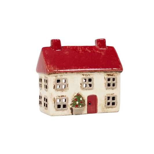 Alsace Christmas Tea Light Cottage - Stone | French Country