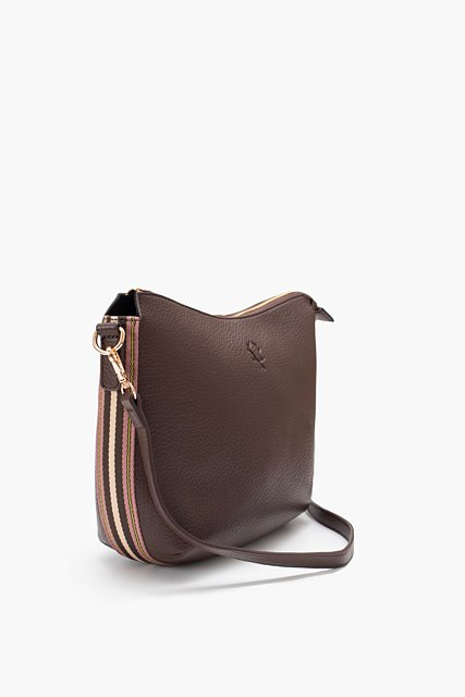 Alfie Bag - Chocolate & Blush | Antler NZ