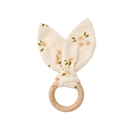 Organic Bunny Ears Teether - Daisy