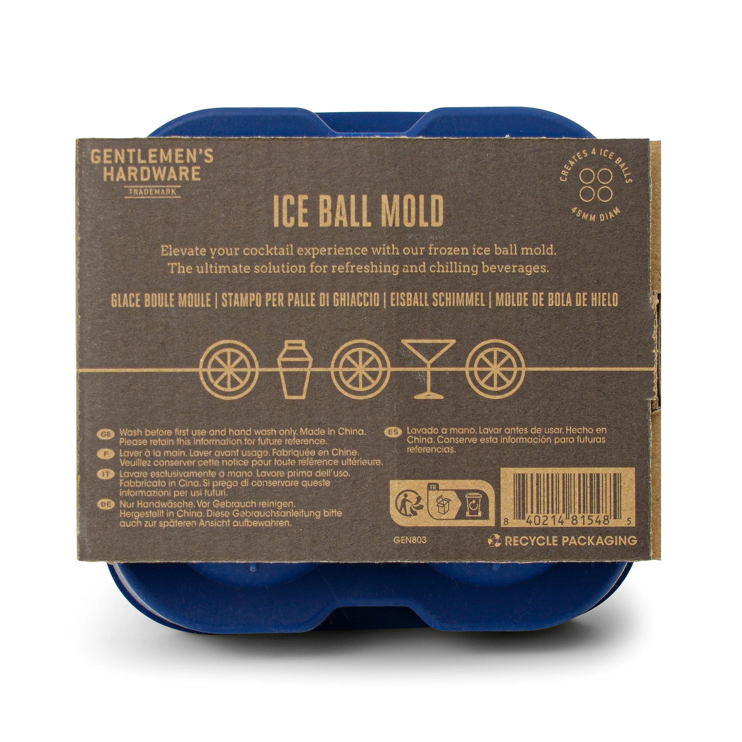 Gentleman's Hardware - Ice Ball Mold