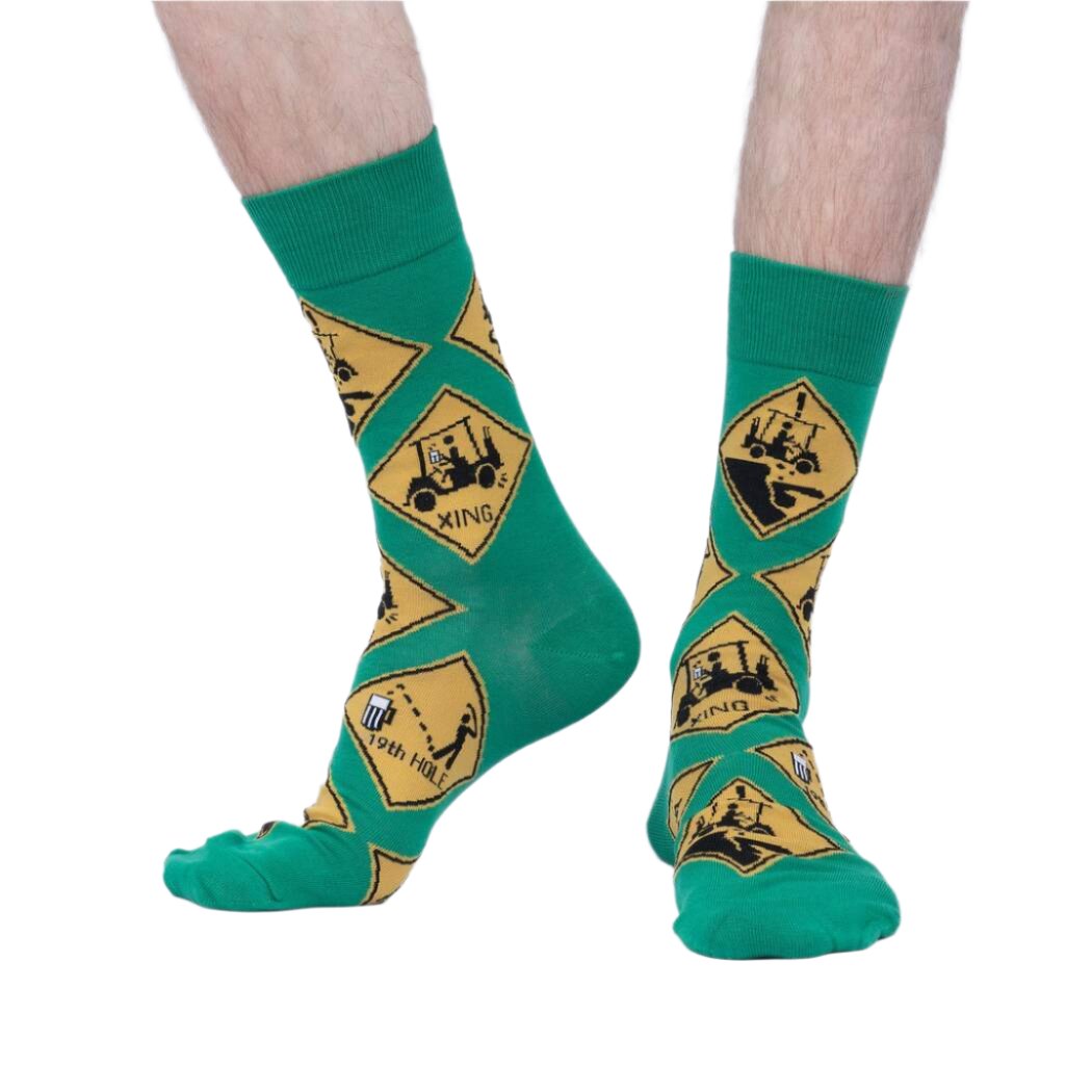 Men's Crew  Socks - Golf Xing