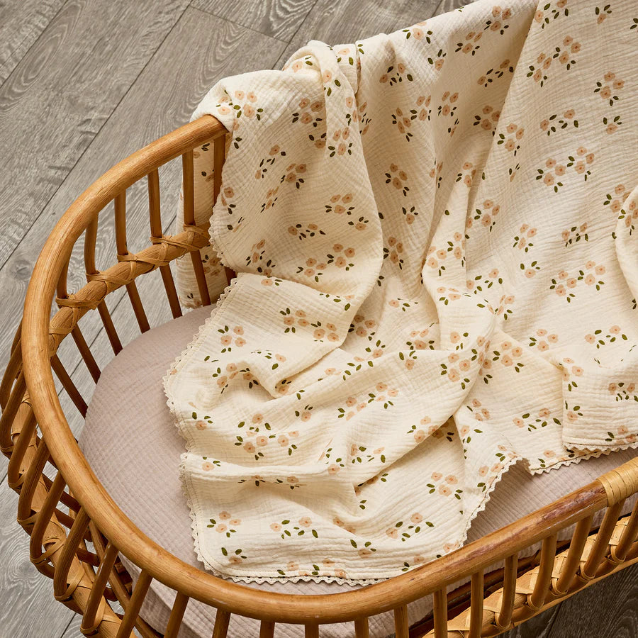 Swaddle Organic Muslin - Daisy