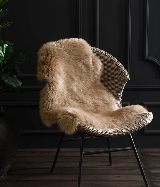 NZ Wool Sheepskin Rug - Taupe | MM Linen | Avisons