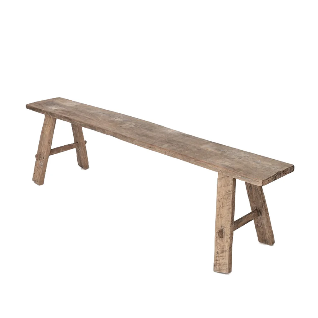 Teak Long Bench - Natural