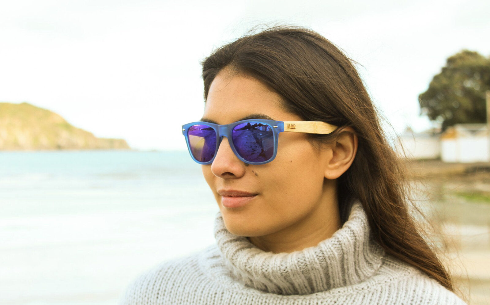 50/50 Transparent Blue Sunglasses | Moana Road