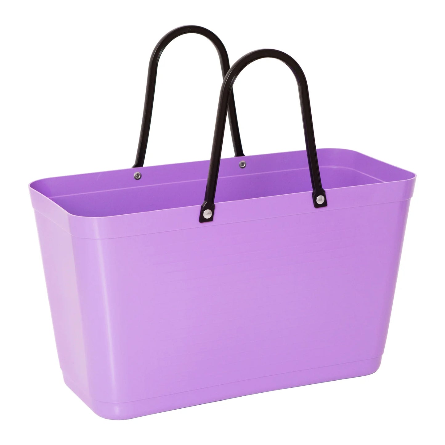 Large Lilac Hinza Bag - Green Plastic