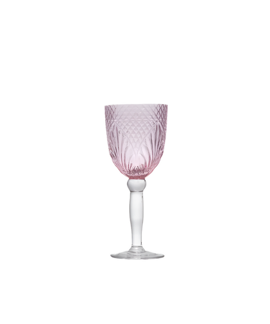 Vintage Pink Goblet - Set of 4