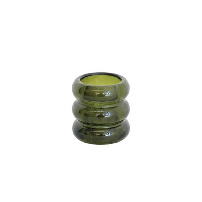 Verde Glass Candle Holder