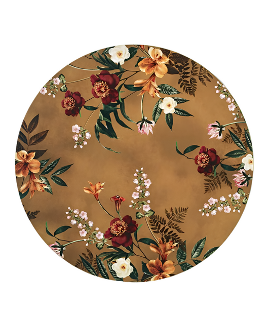 Isola Mustard Round Placemat - Set of 4 *SALE*
