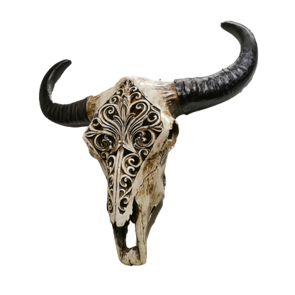 Wall Hanging Carved Bulls Head | Avisons NZ