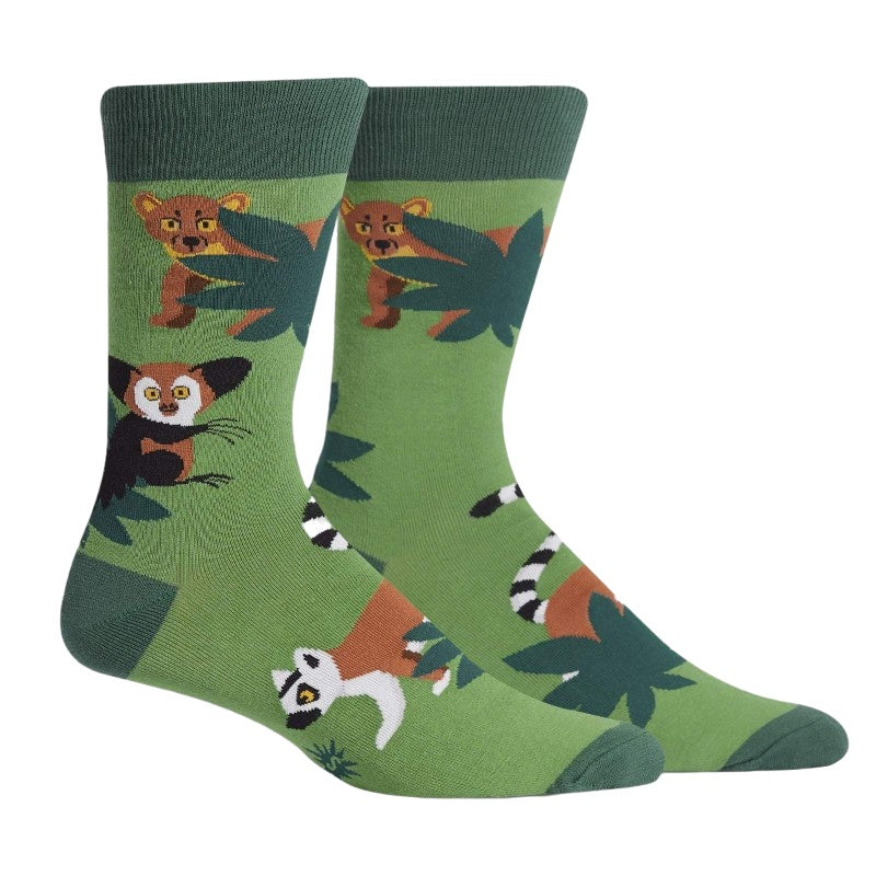 Men's Crew Socks - Madagascar Menagerie | Avisons NZ