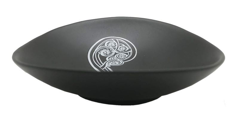 Ponga Porcelain Bowl - Black